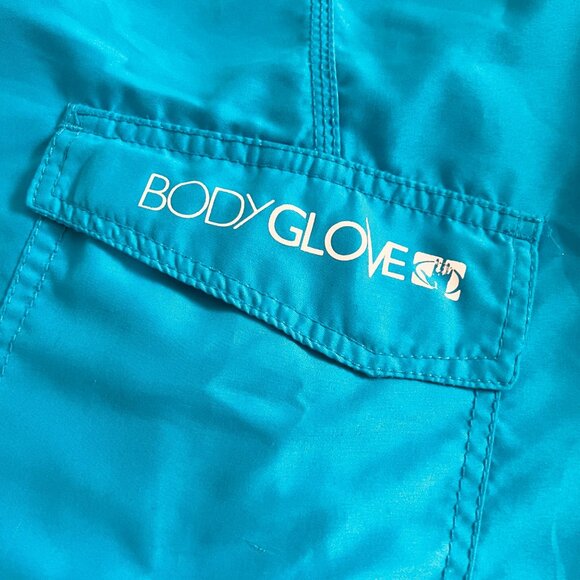 Vtg Body Glove Board Shorts Mens L Blue Y2K Surf Swim Trunks Cargo Beach Summer - Picture 8 of 12